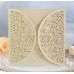 Elegant Invitation Card Square Wedding Card Big Ribbon Bow Customization